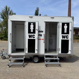 Toilettenwagen WC Wagen Deluxe