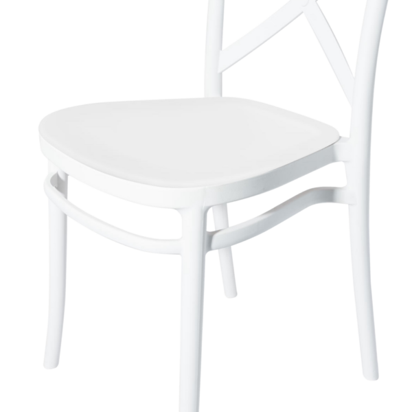 Hochzeitsstuhl Crossback White – Bild 3