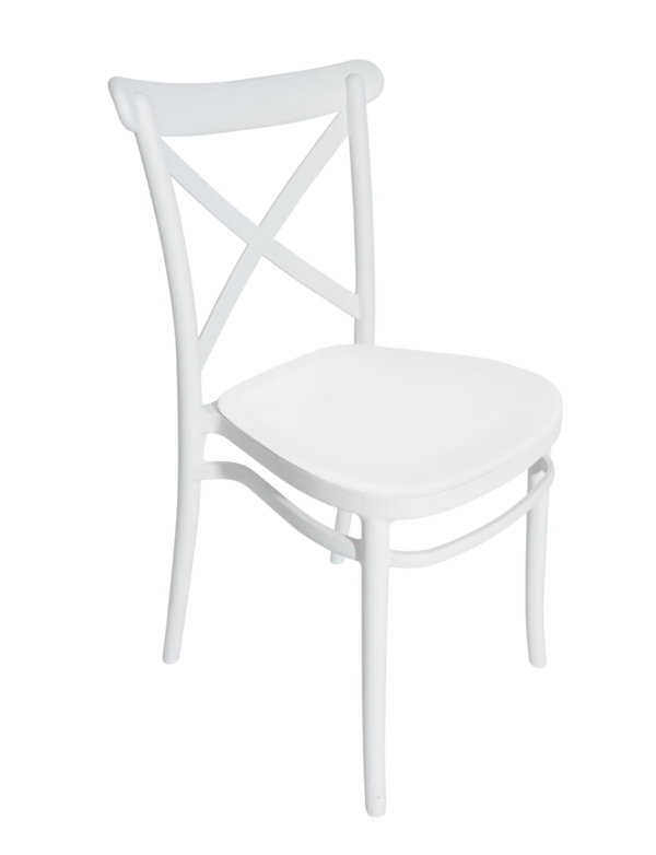 Hochzeitsstuhl Crossback White
