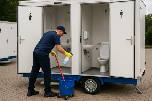 Toilettenwagen Endreinigung (wenn nicht vom Kunden übernommen)